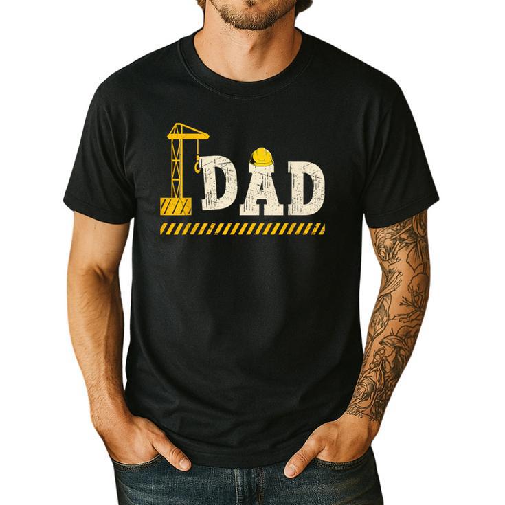 Happy Father's Day Construction For Son DAD Father's Day Men's Casual T-Shirt