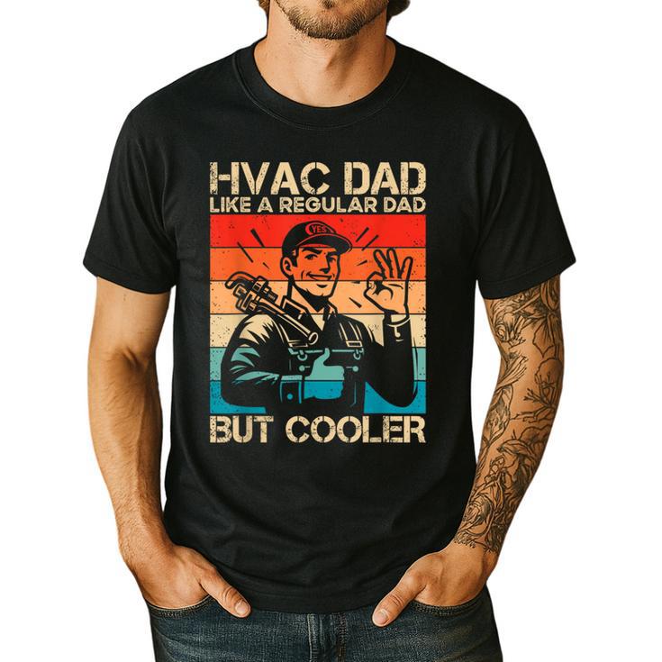 HVAC Dad HVAC Technician Mechanic Repairman Men's Casual T-Shirt