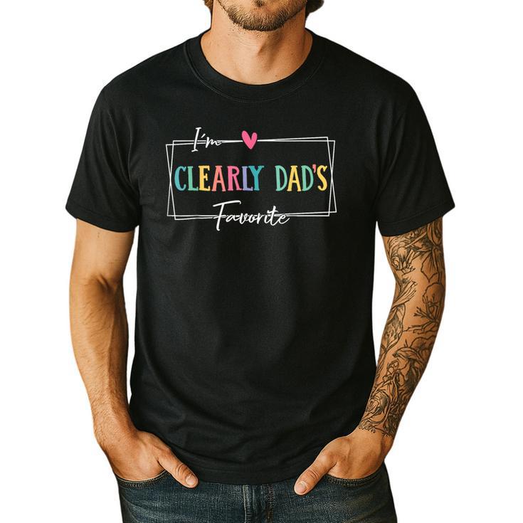 I'm Clearly Dad's Favorite Favorite Child And Son Daughter Men's Casual T-Shirt