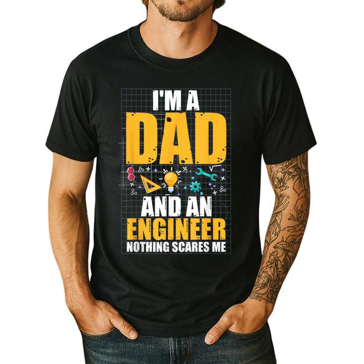 I'm A Dad And Engineer Father Day Engineering Men's Casual T-Shirt