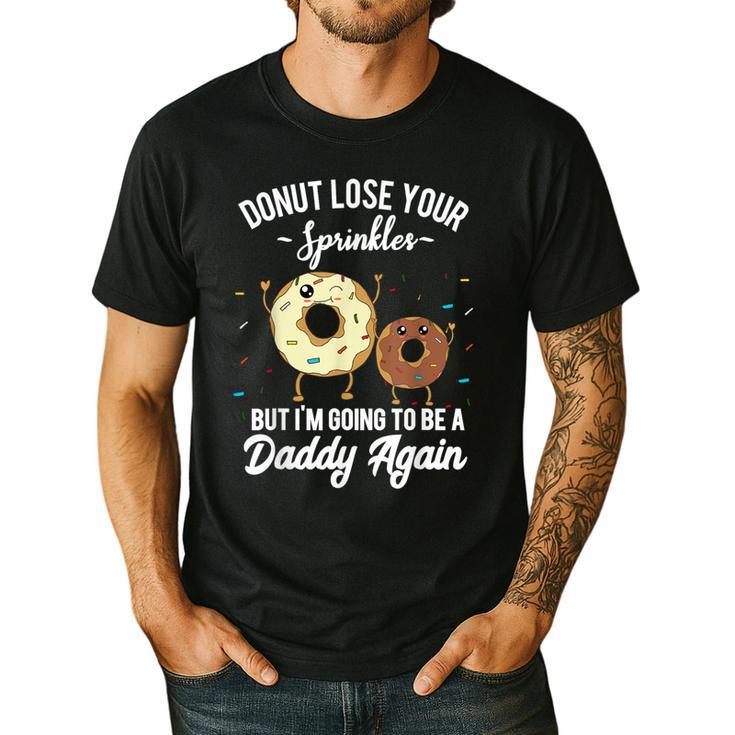 I'm Going To Be a Daddy Again Pregnancy Announcement Quote Men's Casual T-Shirt