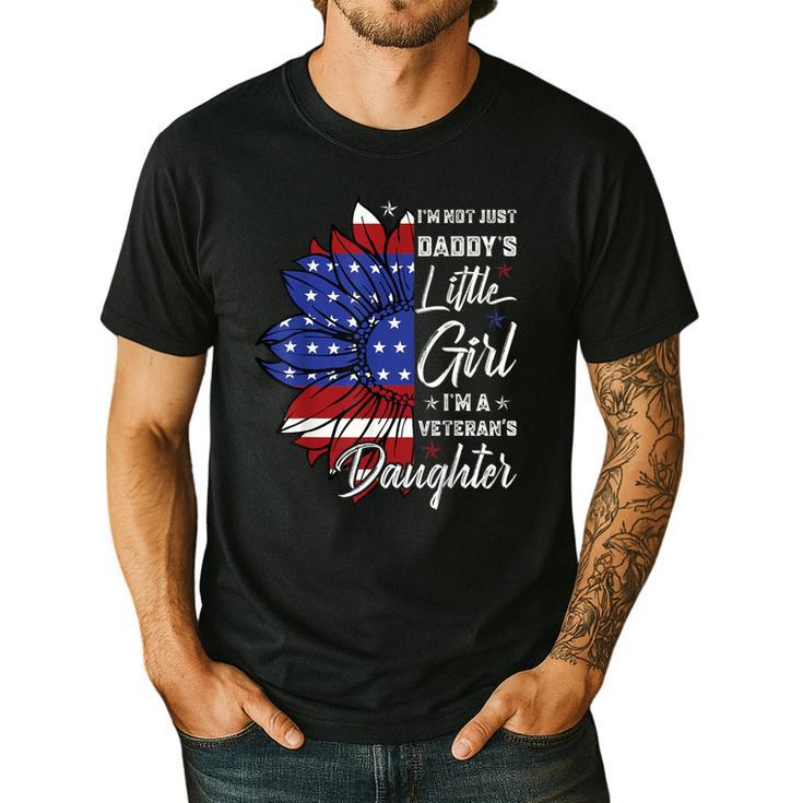 I'm Not Just a Daddy's Little Girl I'm a Veteran's Daughter Small Men's Casual T-Shirt