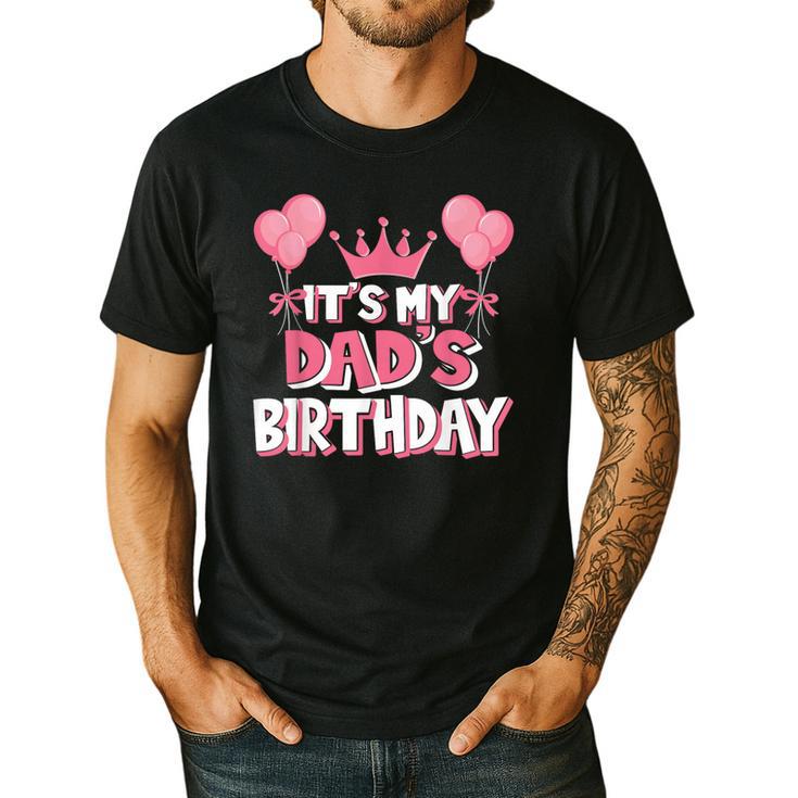 It's My Dad's Birthday Celebration Small Men's Casual T-Shirt