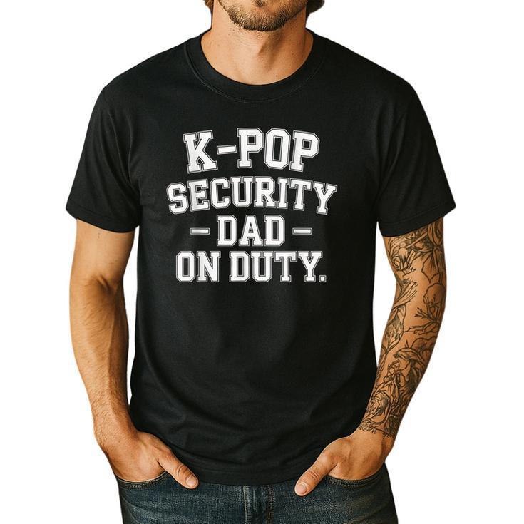 K-Pop Security Parent Edition Mom Dad Concert Korean Men's Casual T-Shirt