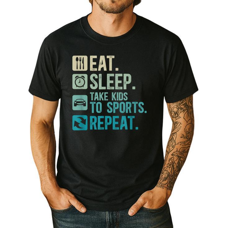 Take Kids To Sports Dad Sports Father Sport Dad Men's Casual T-Shirt