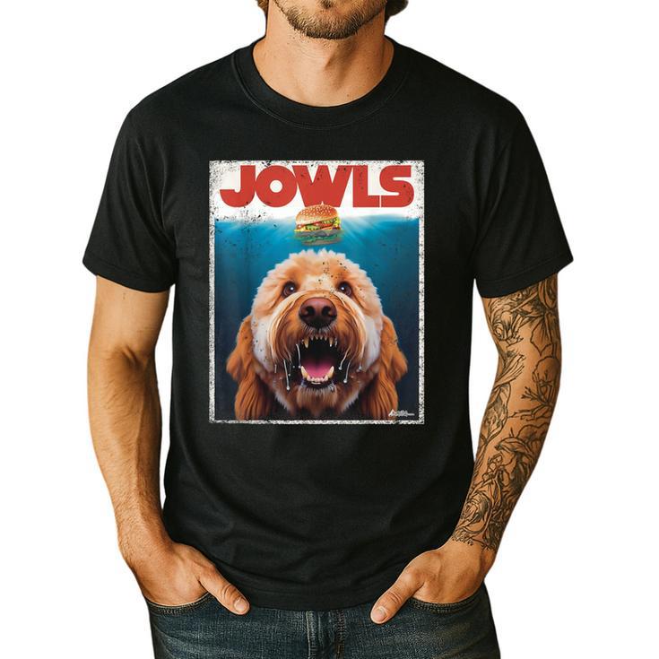 Labradoodle Jowls Tee Fawn Lab Doodle Mom Top Dad Men's Casual T-Shirt