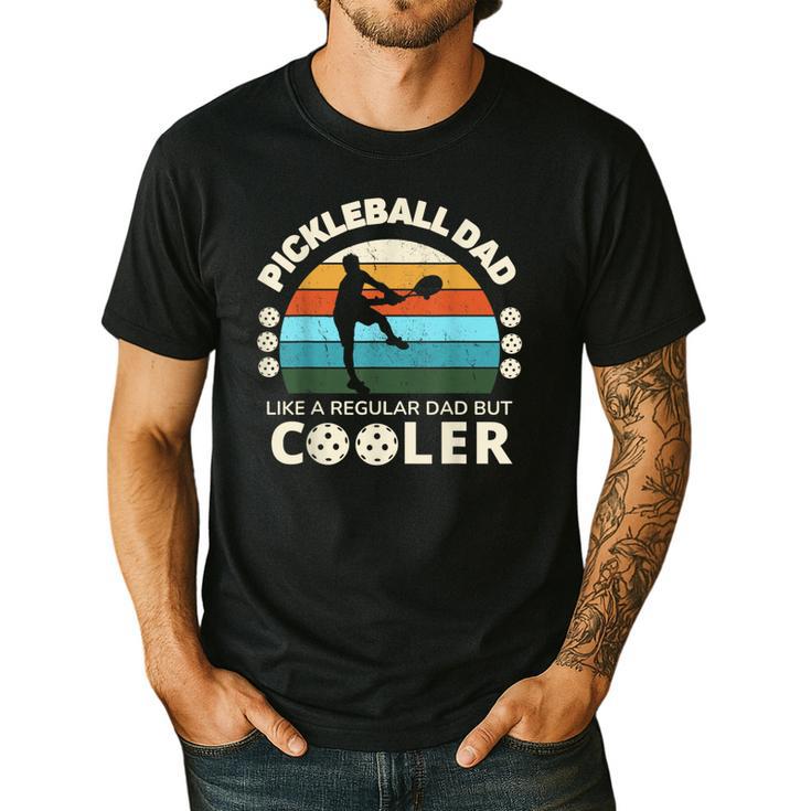 Man's Pickleball Dad Like A Regular Dad But Cooler Men's Casual T-Shirt