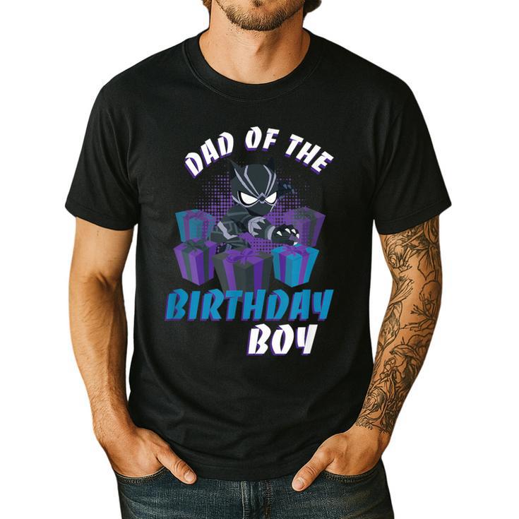 Marvel Panther Family Party Dad Of The Birthday Boy Men's Casual T-Shirt