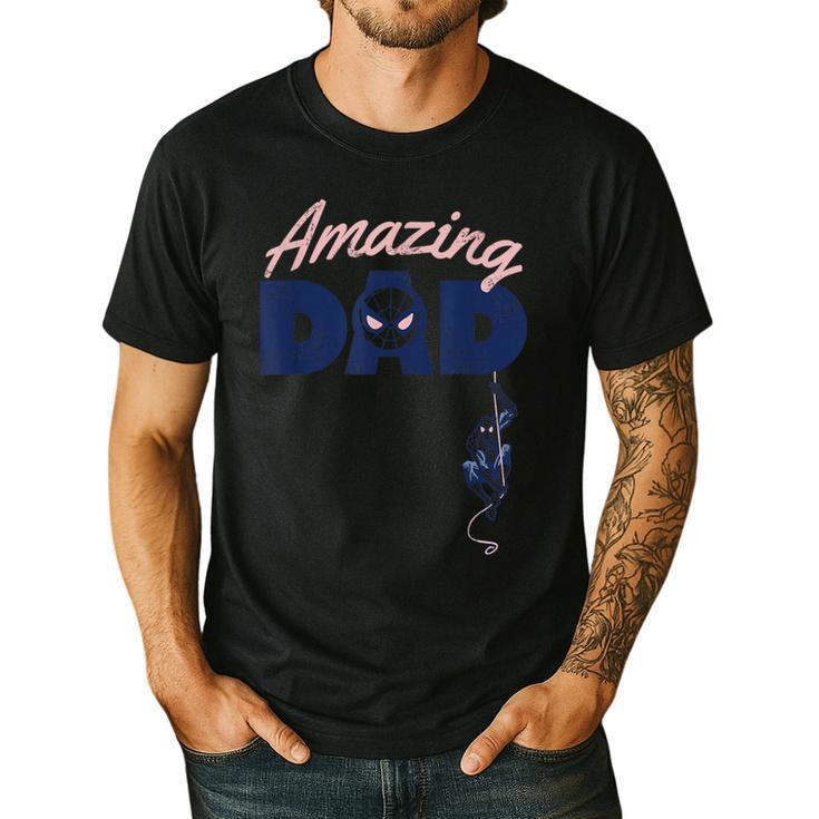 Marvel Spider-Man Father's Day Amazing Dad Retro Men's Casual T-Shirt
