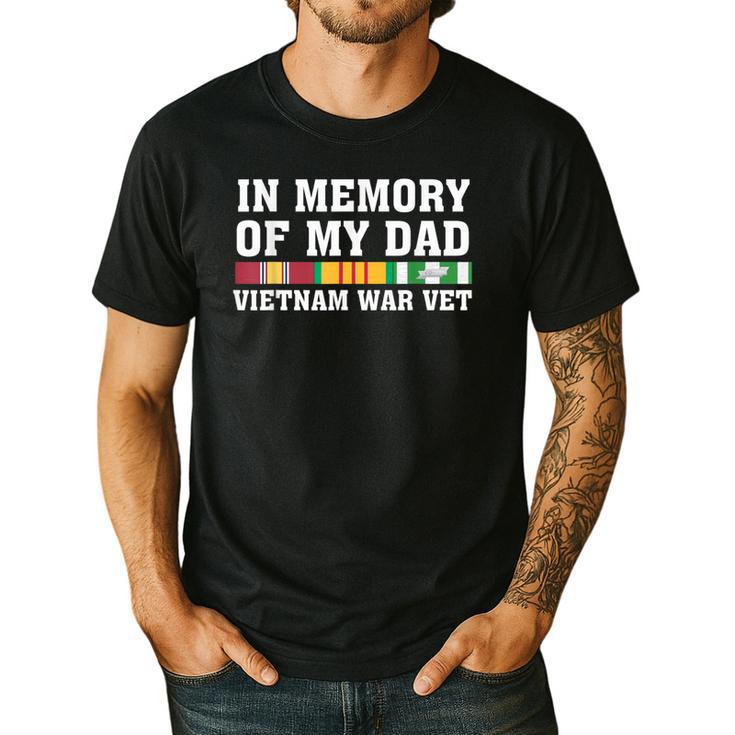 In Memory Of My Dad Vietnam Veteran Family Matching Men's Casual T-Shirt