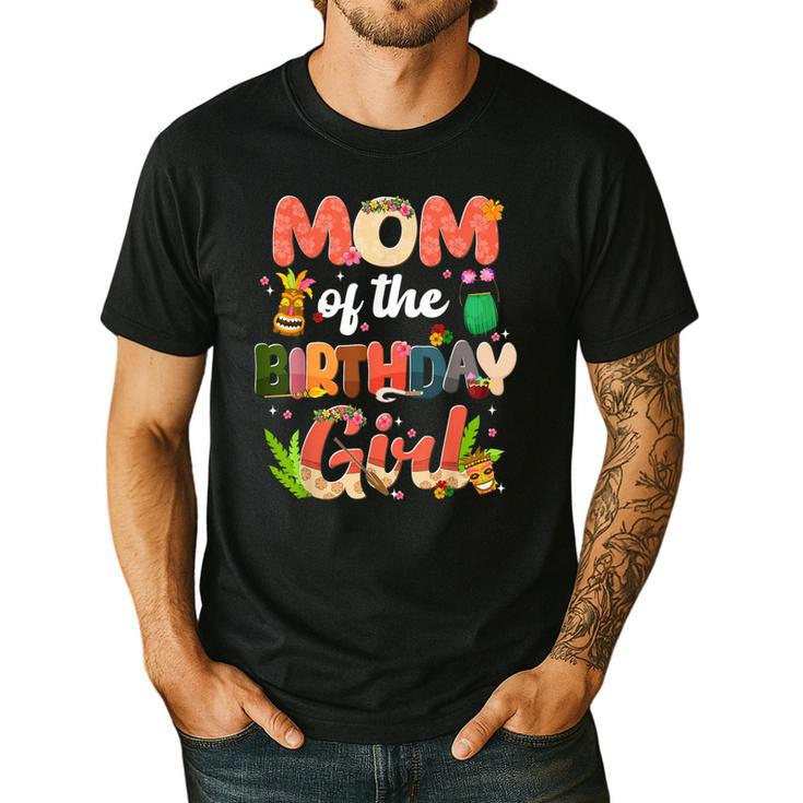 Mom And Dad Birthday Girl Matching Family Party Decorations Men's Casual T-Shirt