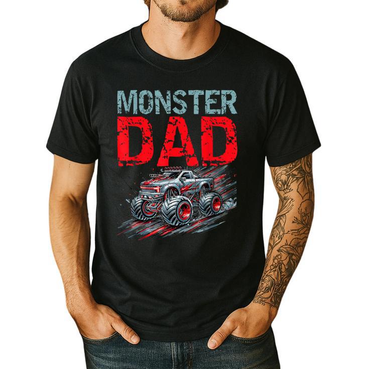 Monster Truck Dad Father's Day Men Men's Casual T-Shirt