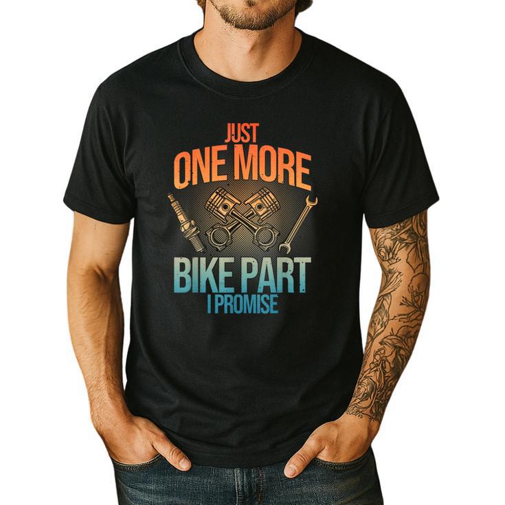 Motorcycle Mechanic Art For Men Dad Motorcycle Lovers Biker Men's Casual T-Shirt