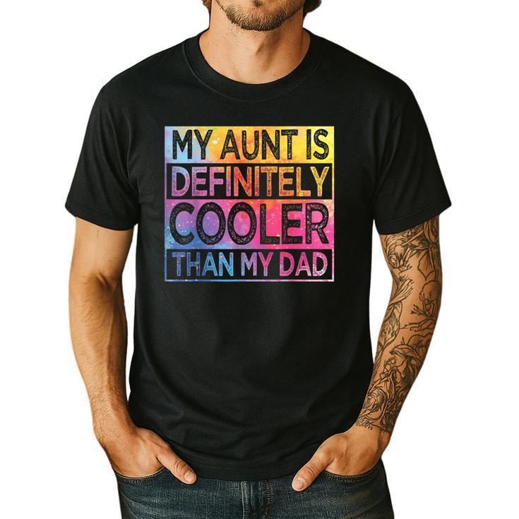 Nephew Niece My Aunt Is Cooler Than My Dad Men's Casual T-Shirt