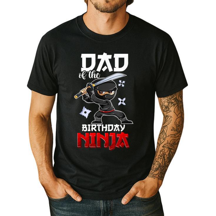 Ninja Favor Shirt For Men Dad Of The Birthday Boy Men's Casual T-Shirt