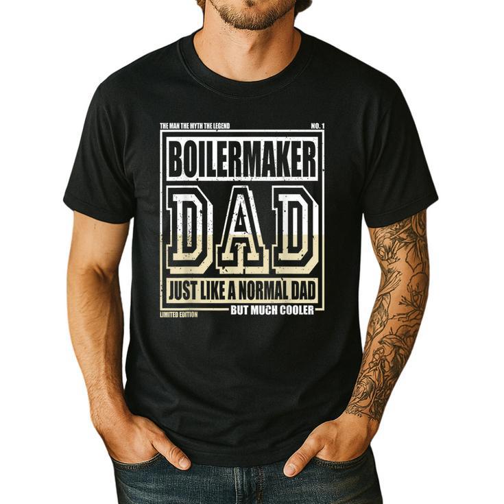 Like A Normal Dad Father Boilermaker Men's Casual T-Shirt