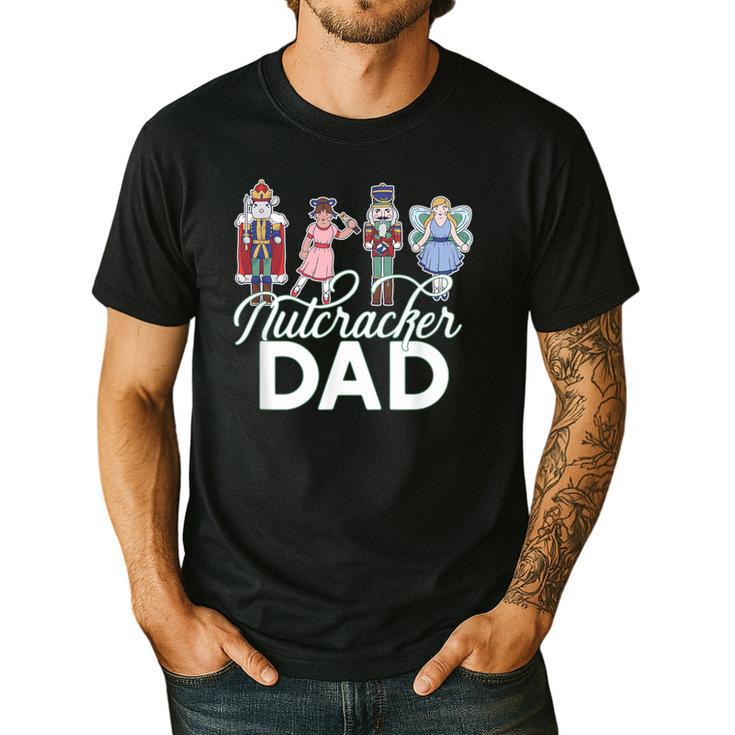 NUTCRACKER DAD Fun Christmas Ballet Parent Meme Men's Casual T-Shirt