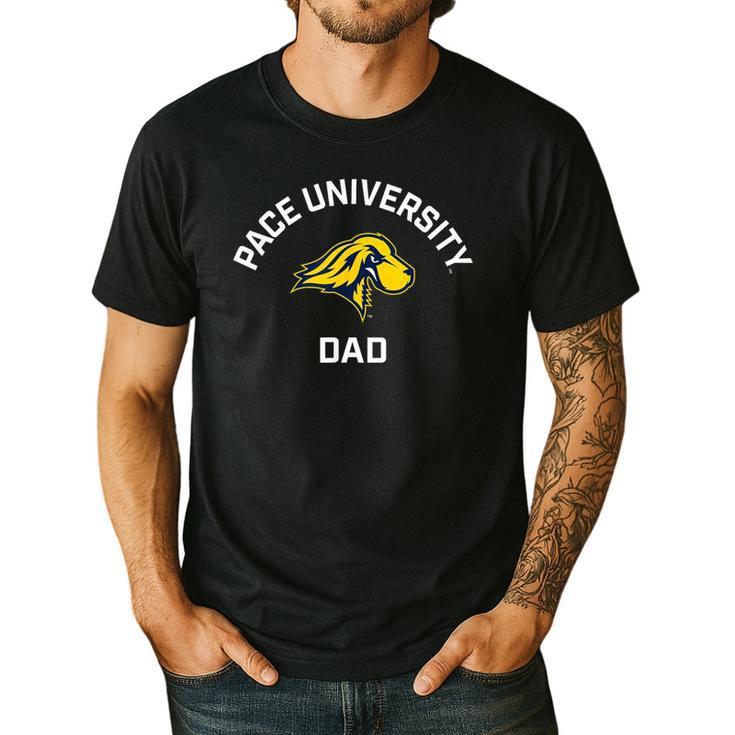 Pace University Setters Arched Dad Men's Casual T-Shirt Pace University Setters Arched Dad Men's Casual T-Shirt