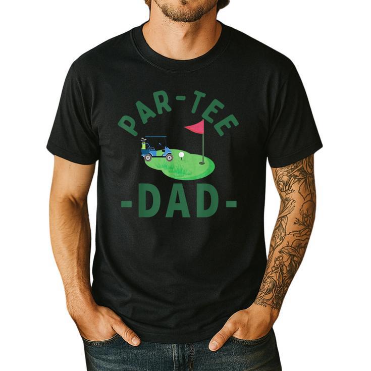The Par Tee Dad Hole In One Golf Parents Matching Family Men's Casual T-Shirt