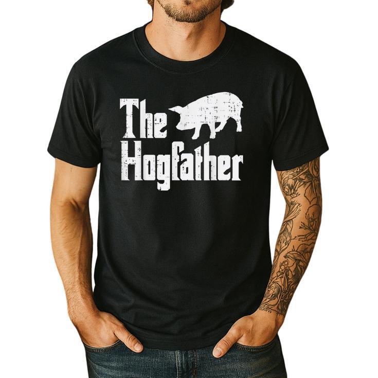 Pig The Hogfather Hog Dad Fathers Day Parody Papa Men Men's Casual T-Shirt