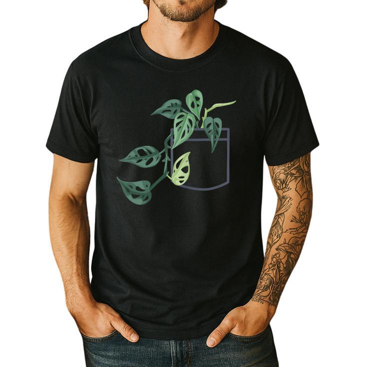 Plant Dad Plant Mom Grow Monstera Adansonii Urban Gardener Men's Casual T-Shirt