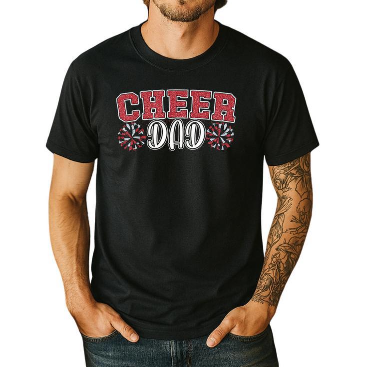 Proud Cheer Dad My Favorite Cheerleader Calls Me Daddy Men Men's Casual T-Shirt