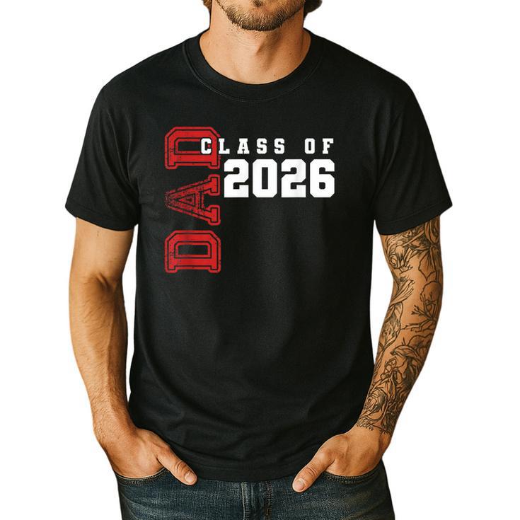 Proud Dad Of Class Of 2026 Graduate Men's Casual T-Shirt
