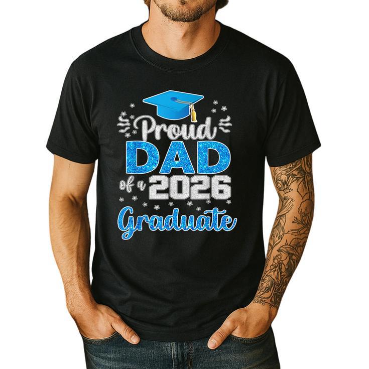 Proud Dad Of a Class Of 2026 Graduate Senior 2026 Men's Casual T-Shirt