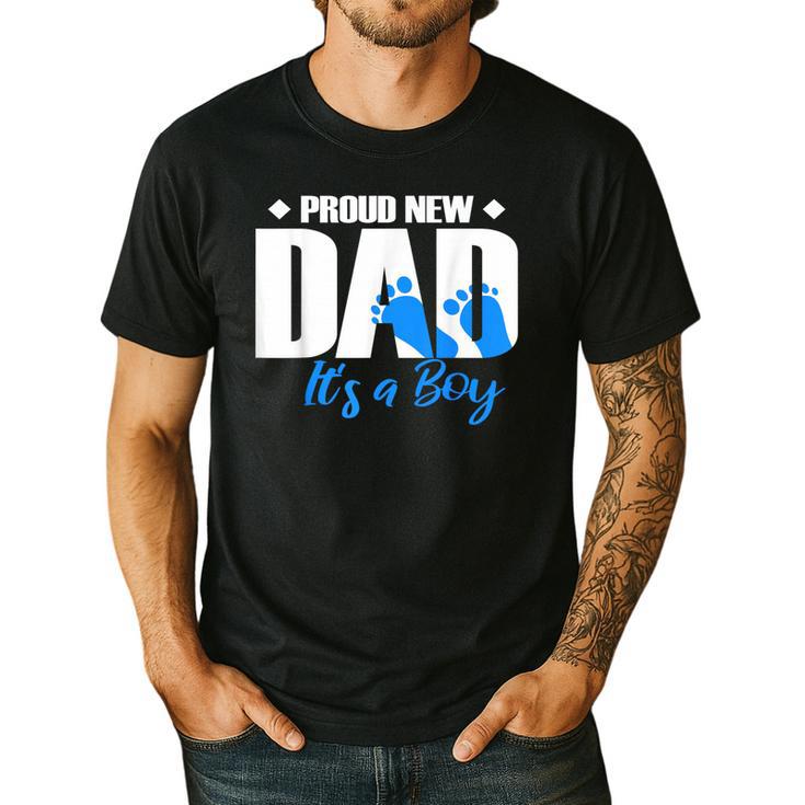 Proud New Dad It's A Boy Men's Casual T-Shirt