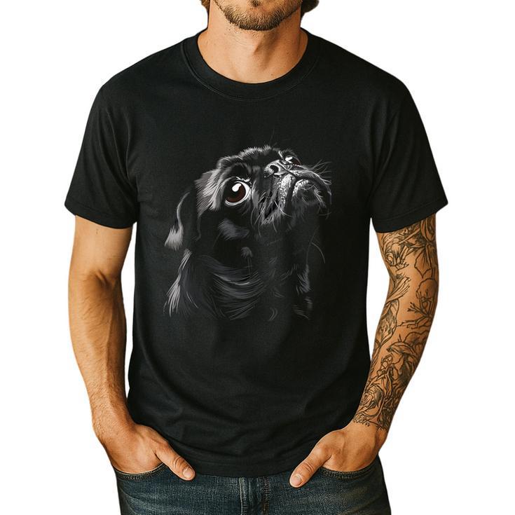 Pug For Dog Mom Dad Cute Pug Men Women Kids Men's Casual T-Shirt Pug For Dog Mom Dad Cute Pug Men Women Kids Men's Casual T-Shirt