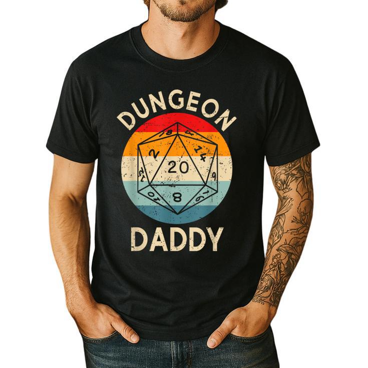 Retro Dungeon Daddy Fathers Day Men's Casual T-Shirt