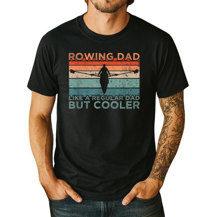 Round Rowing Dad Rudder Men's Casual T-Shirt