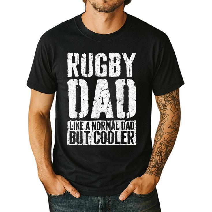 Rugby Dad Shirt Men Fathers Day Rugby Dad Men's Casual T-Shirt