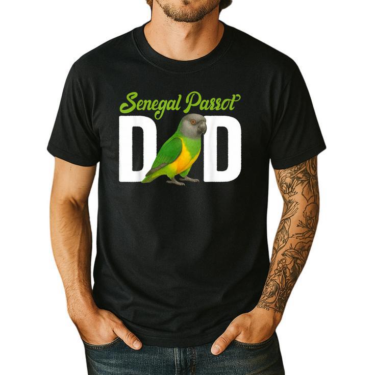 Senegal Parrot Dad Senegal Parrot Owner Senegal Parrot Lover Men's Casual T-Shirt