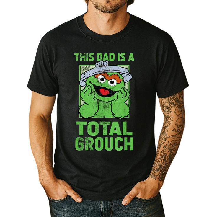 Sesame Street Father's Day Total Grouch Dad Men's Casual T-Shirt