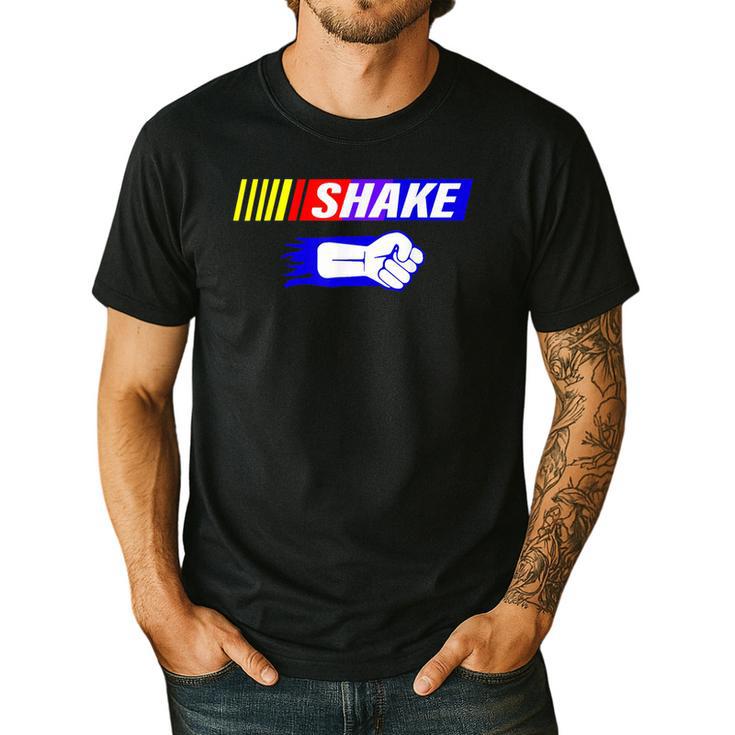 Shake And Bake Family Lover Dad Daughter Son Matching Men's Casual T-Shirt