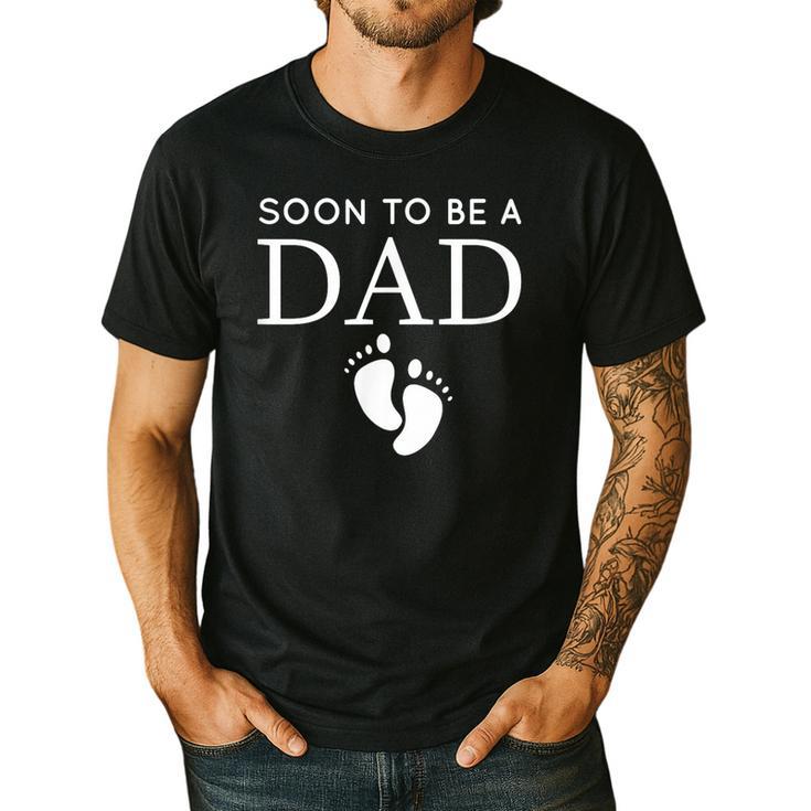 Soon To Be A Dad Unique Father For Would Be Daddy Men's Casual T-Shirt