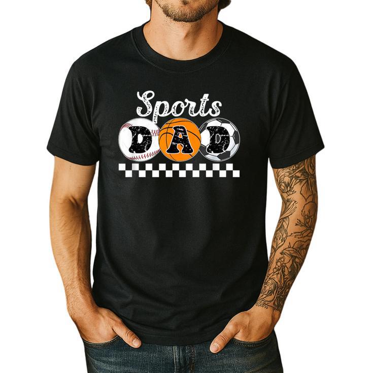 Sports Dad Proud Sports Father Sport Dad Men's Casual T-Shirt