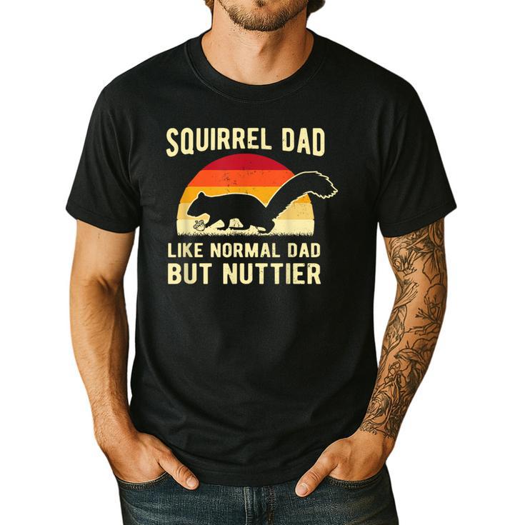 Squirrel Dad Pet Squirrel Owner Squirrel Lover Nuts Men's Casual T-Shirt