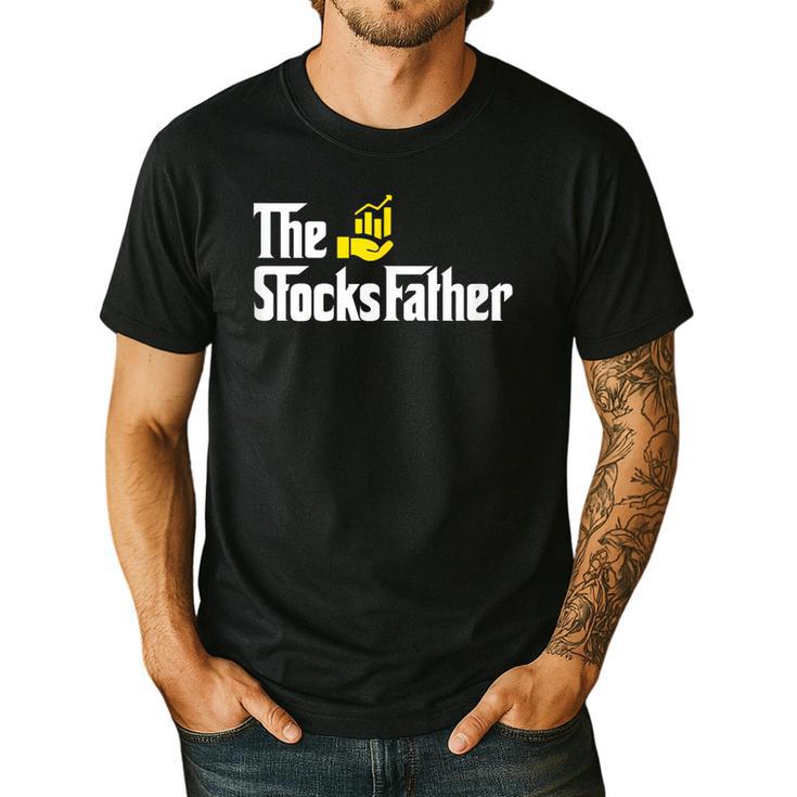 The Stocks Father Trader Dad Men's Casual T-Shirt