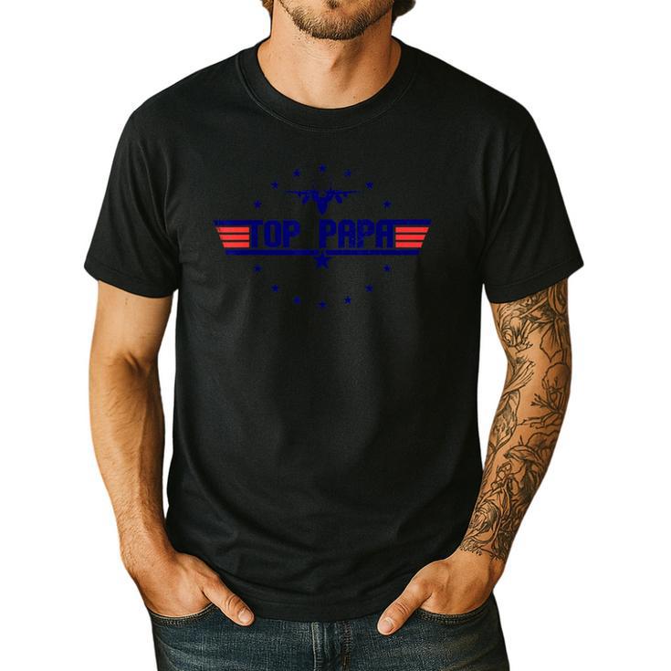 Top Papa Fathers Day Birthday For Men Dad Daddy Grandpa Men's Casual T-Shirt Top Papa Fathers Day Birthday For Men Dad Daddy Grandpa Men's Casual T-Shirt