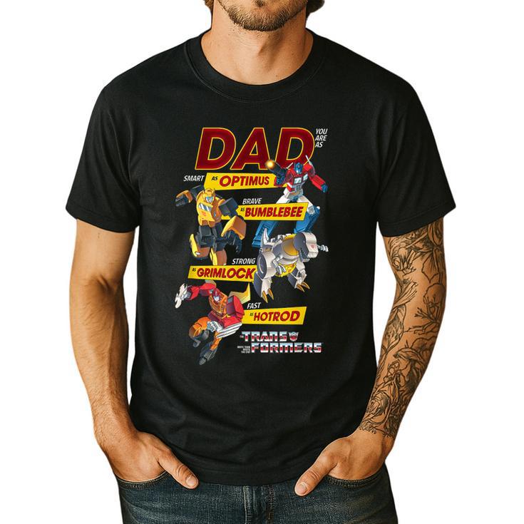 Transformers Father's Day Autobots Dad You Are Smart Logo Men's Casual T-Shirt