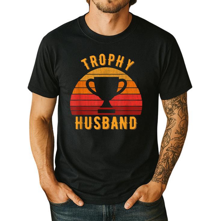 Trophy Husband  For Cool Father Or Dad Men's Casual T-Shirt