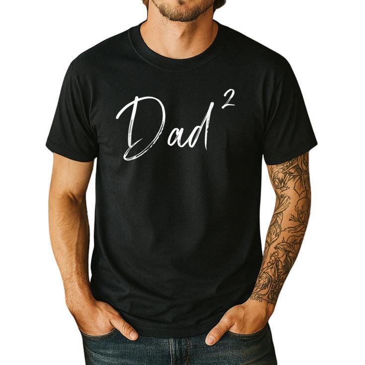 Twin Dad Squared Men's Casual T-Shirt