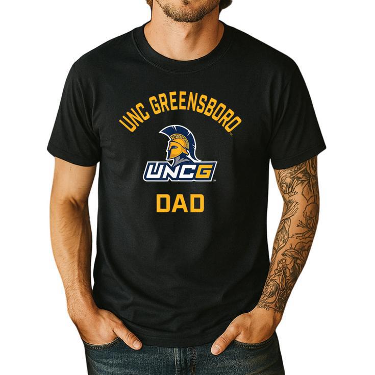 UNC Greensboro UNCG Spartans Arched Dad Men's Casual T-Shirt