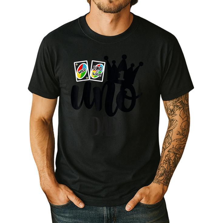 Uno 1st Birthday Dad Men's Casual T-Shirt