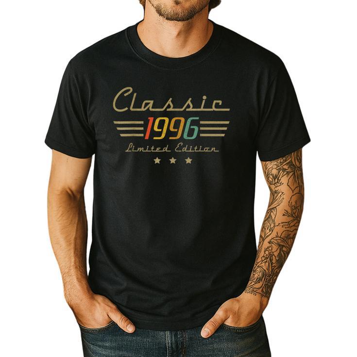 Vintage 1996 Classic Legend 30 Year Old 30th Birthday Dad Men's Casual T-Shirt