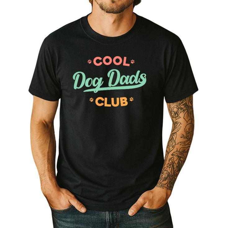 Vintage Cool Dog Dads Club Father's Day Dog Lover Men's Casual T-Shirt