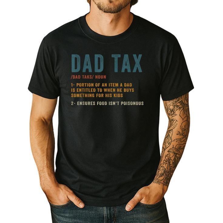 Vintage Dad Tax Definition Men Father's Day Men's Casual T-Shirt