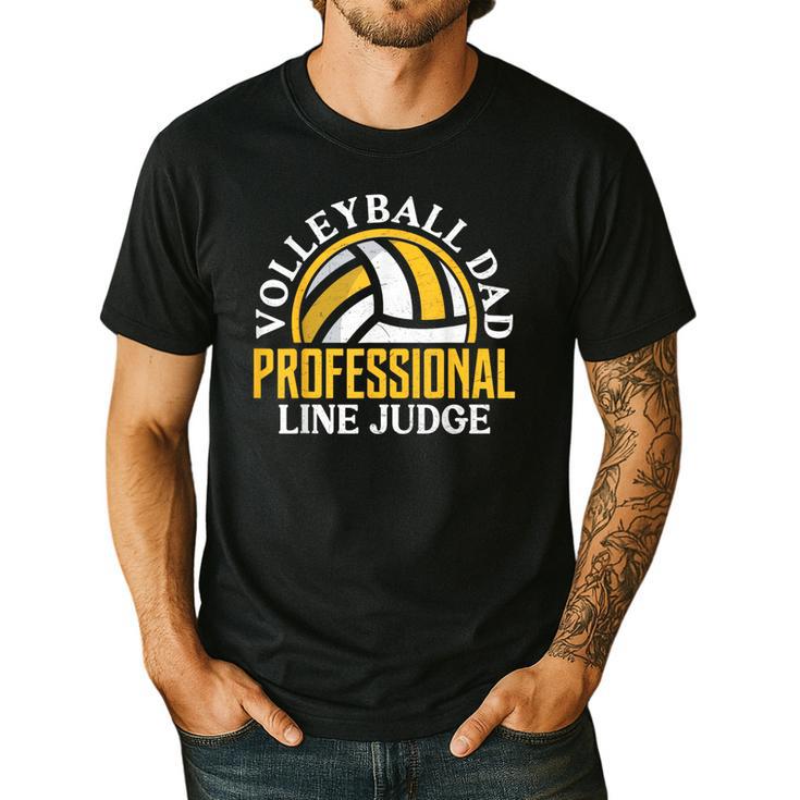 Volleyball Dad Professional Line Judge Volleyball Dad Men's Casual T-Shirt